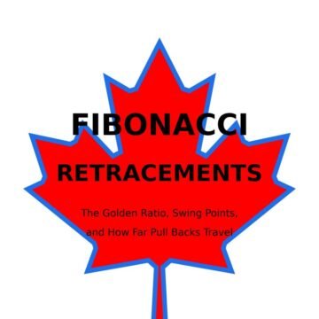 Fibonacci Retracements: The Golden Ratio, Swing Points, and How Far Pull Backs Travel Fibonacci Retracements guidebook cover, Samxon Market Indicator Series No. 8